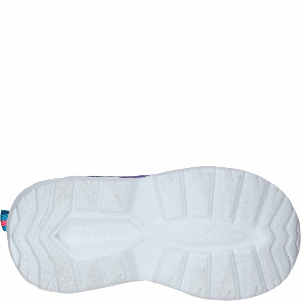 Skechers S Lights Magna-Lights Expert Level Touch Fastening Trainer Girls Sneakers Girls Running Shoes