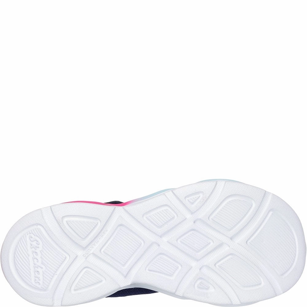 Skechers S-Lights: Twisty Glow Trainers Girls Sneakers Girls Running Shoes