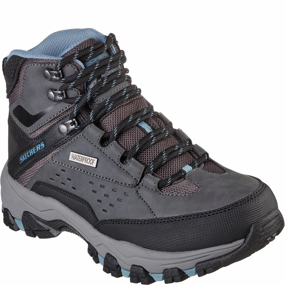 Skechers Selmen Hiking Boots Lightweight Running Shoes,Slip On Athletic Shoes,Breathable Workout Shoes