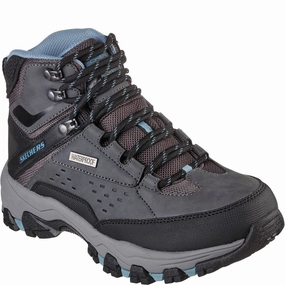Skechers Selmen Hiking Boots Lightweight Running Shoes,Slip On Athletic Shoes,Breathable Workout Shoes