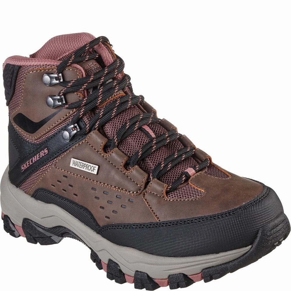 Skechers Selmen Hiking Boots Lightweight Running Shoes,Slip On Athletic Shoes,Breathable Workout Shoes