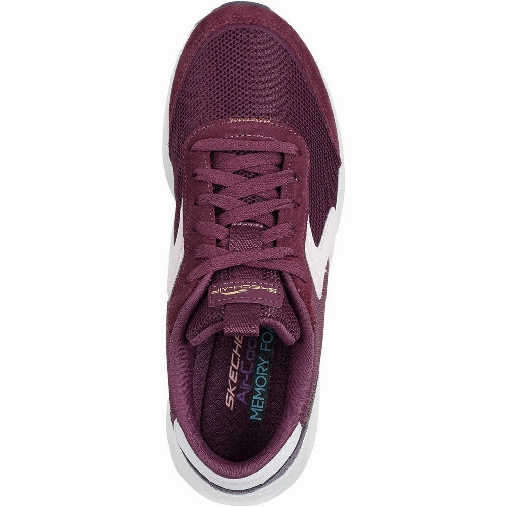 Skechers Skech-Air Court Air Wave Trainers Women's Sneakers Casual Walking Shoes