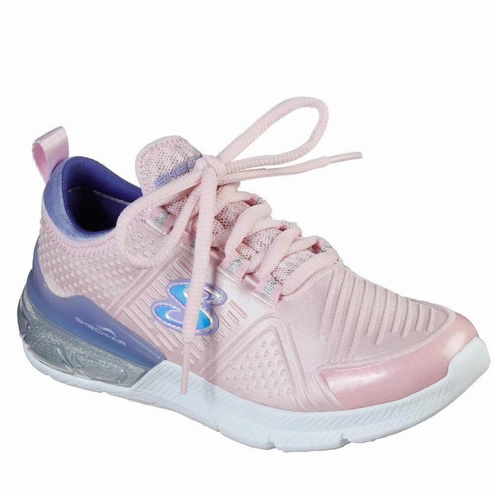 Skechers Skech-Air Sparkle Optical Shine Sports Shoe Kids Tennis Shoes,Toddler Athletic Shoes,Youth Casual Shoes