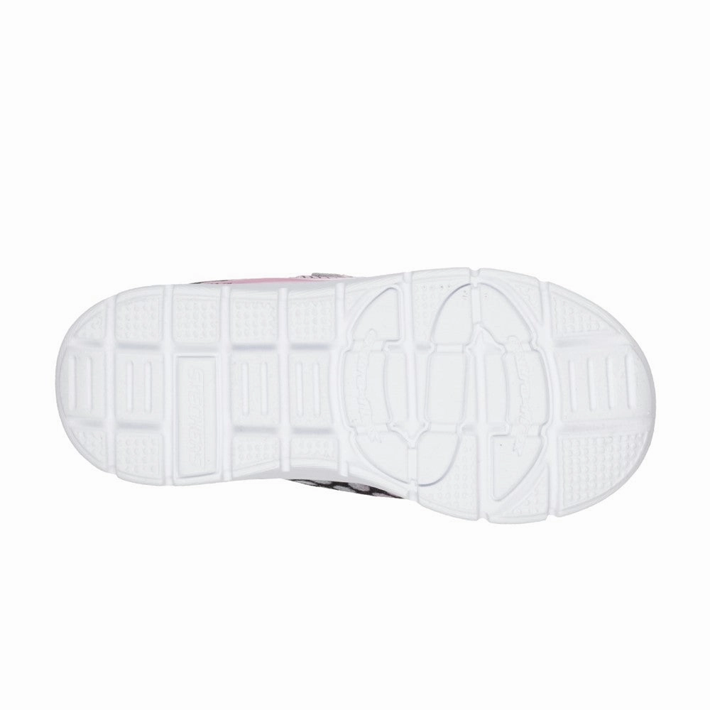 Skechers Skech-Lite Lil' Dots Touch Fastening Trainer Girls Sneakers Girls Running Shoes