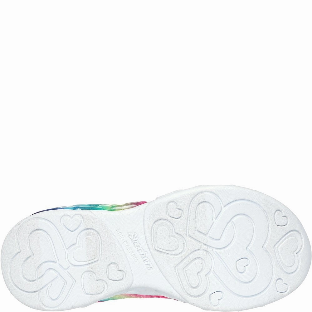 Skechers Skechers Slip-ins: Infinite Heart Lights Trainers Girls Sneakers Girls Running Shoes