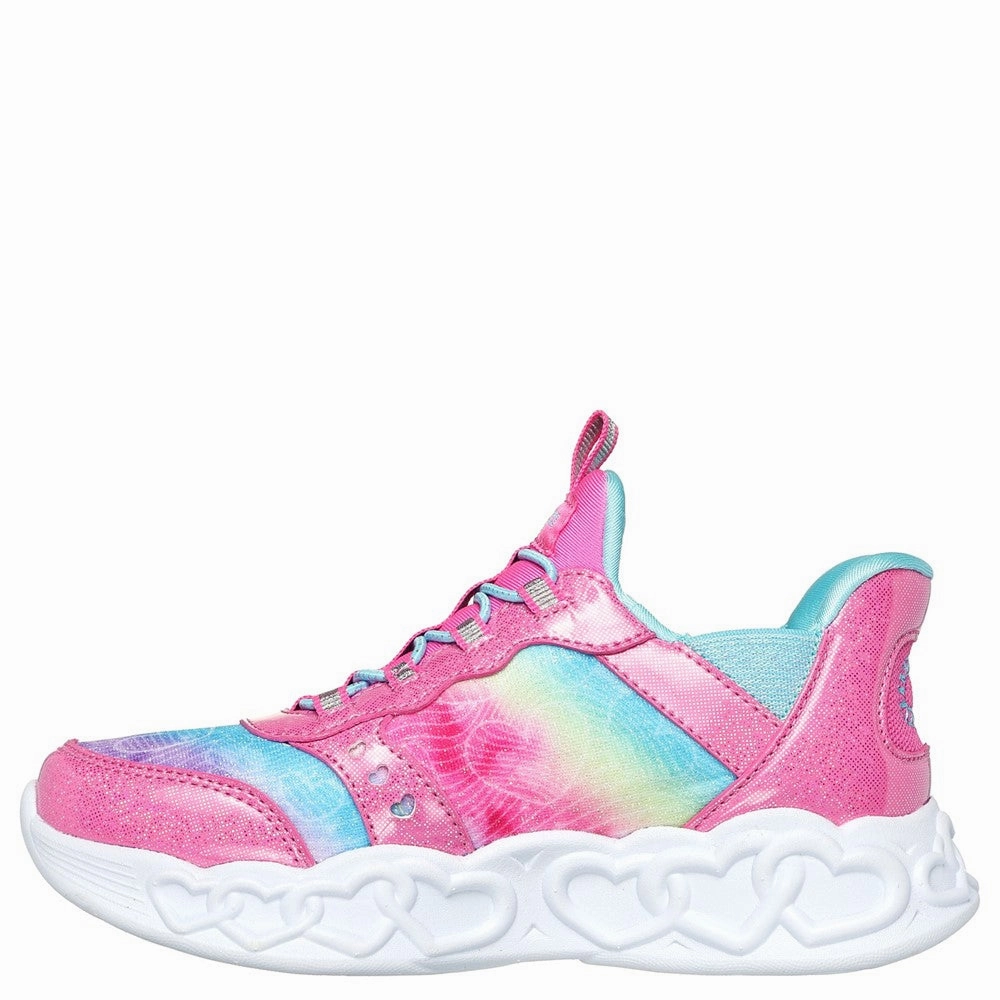 Skechers Skechers Slip-ins: Infinite Heart Lights Trainers Girls Sneakers Girls Running Shoes