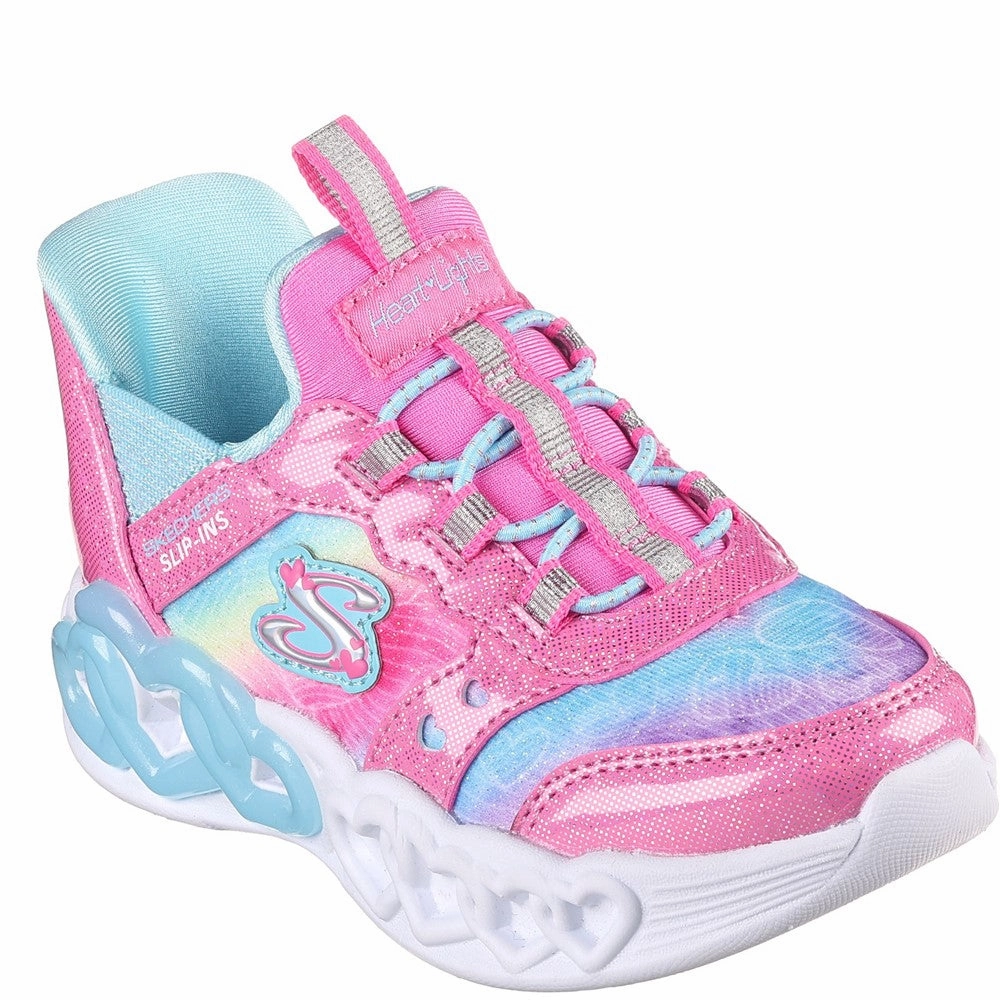 Skechers Skechers Slip-ins: Infinite Heart Lights Trainers Kids Tennis Shoes,Toddler Athletic Shoes,Youth Casual Shoes