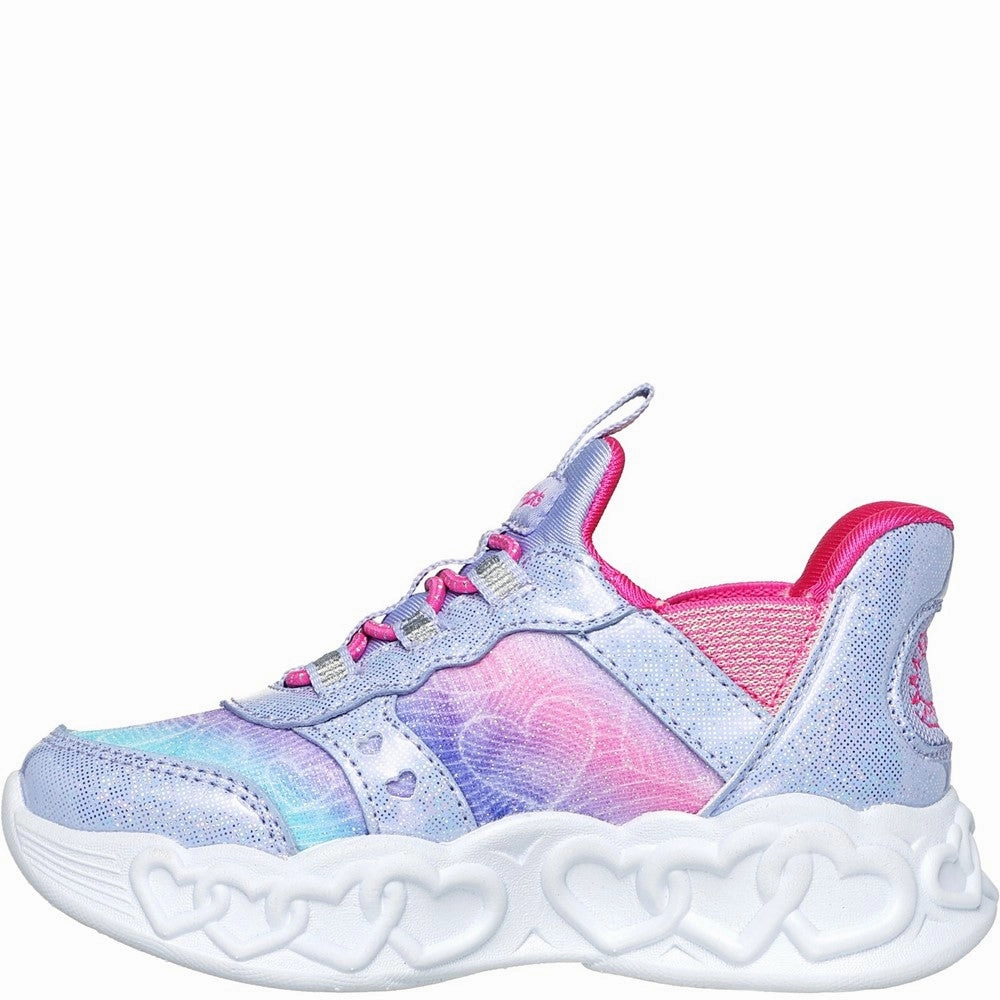 Skechers Skechers Slip-ins: Infinite Heart Lights Trainers Girls Sneakers Girls Running Shoes