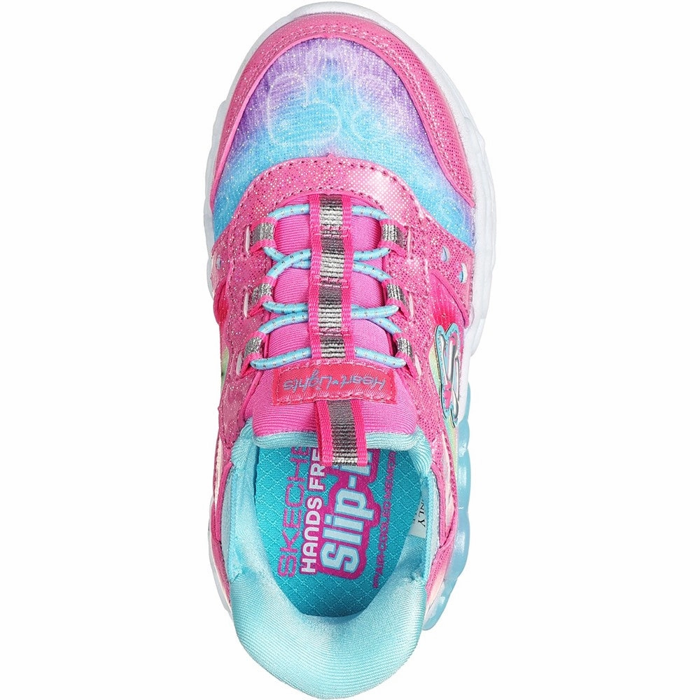 Skechers Skechers Slip-ins: Infinite Heart Lights Trainers Girls Sneakers Girls Running Shoes