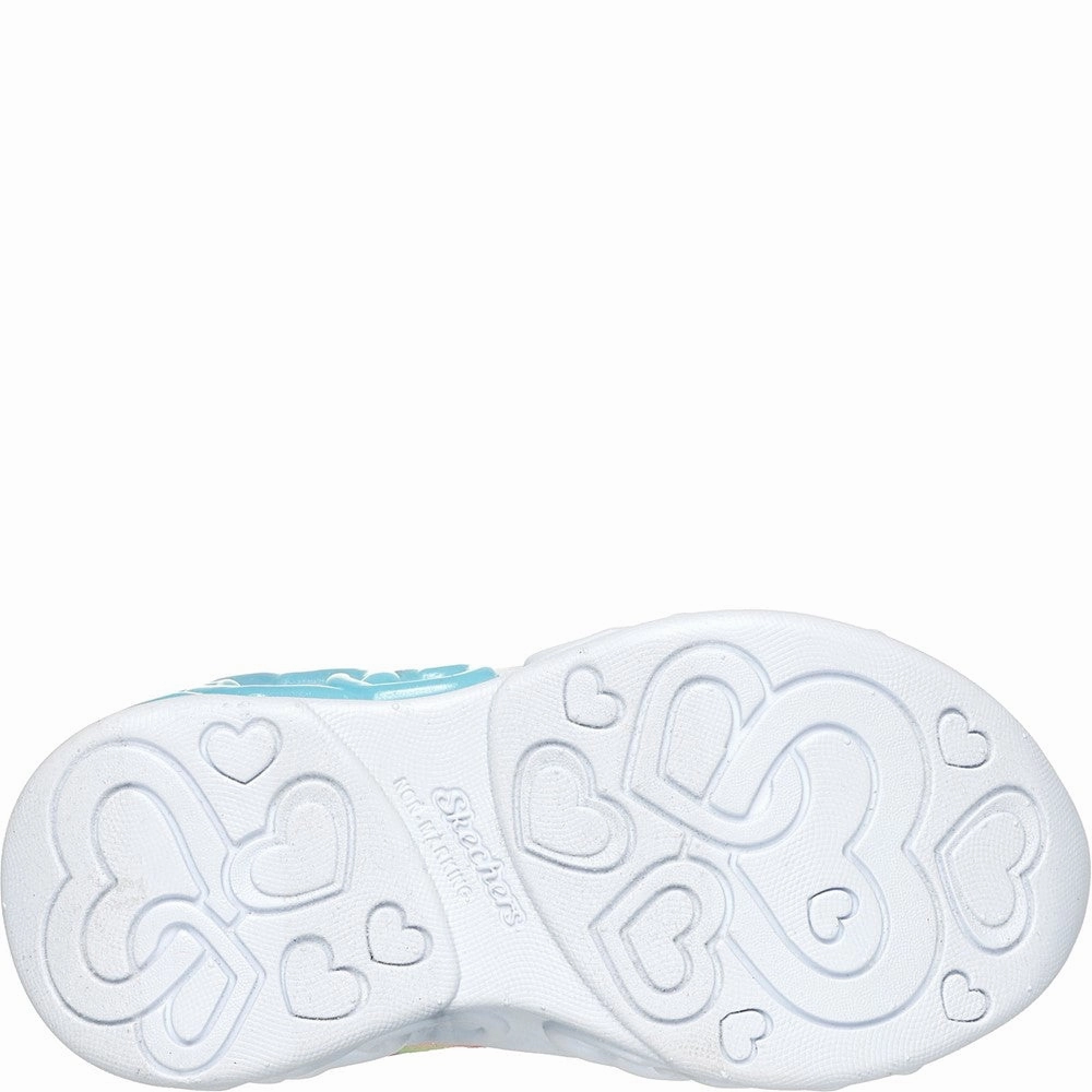 Skechers Skechers Slip-ins: Infinite Heart Lights Trainers Girls Sneakers Girls Running Shoes