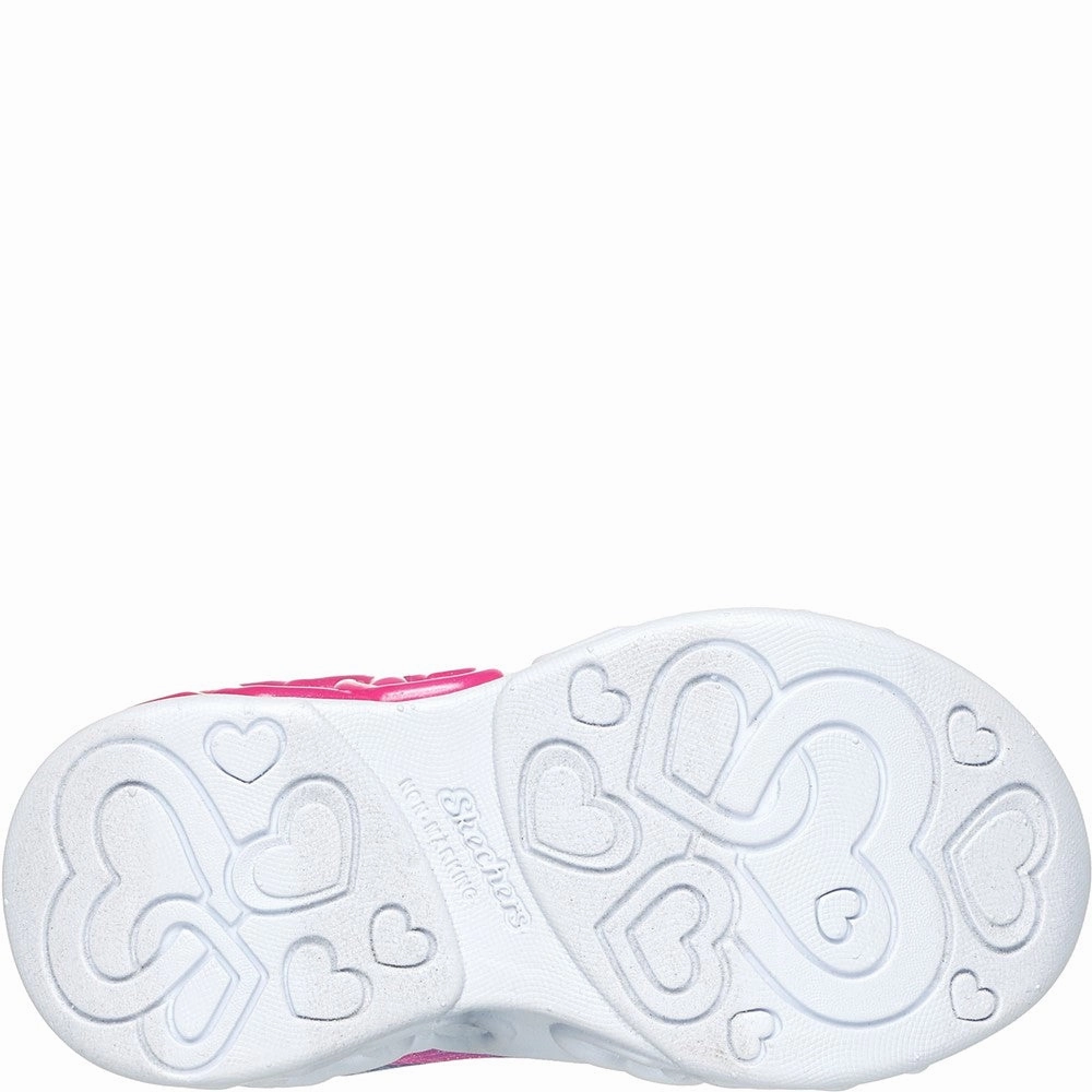 Skechers Skechers Slip-ins: Infinite Heart Lights Trainers Girls Sneakers Girls Running Shoes