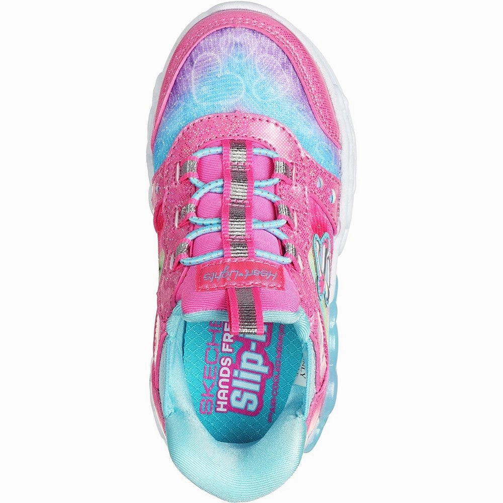 Skechers Skechers Slip-ins: Infinite Heart Lights Trainers Girls Sneakers Girls Running Shoes
