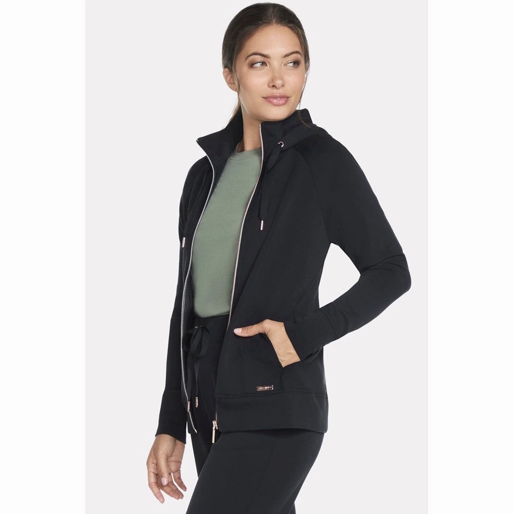 Skechers Skechluxe Elevate Hooded Jacket Women's Sneakers Casual Walking Shoes