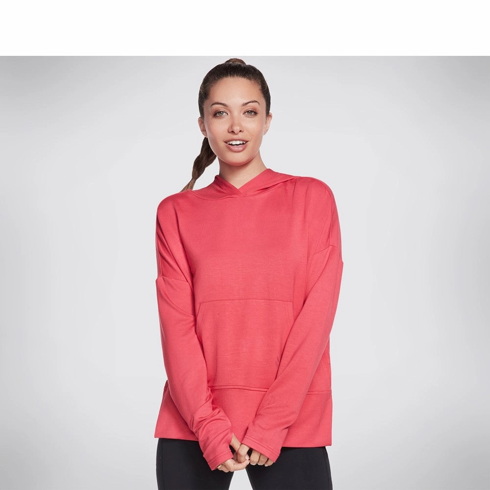 Skechers Skechluxe Restful Long Sleeve Hoodie Lightweight Running Shoes,Slip On Athletic Shoes,Breathable Workout Shoes