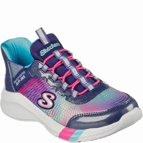Skechers Slip-Ins: Dreamy Lites - Colorful Prism Shoe Kids Tennis Shoes,Toddler Athletic Shoes,Youth Casual Shoes