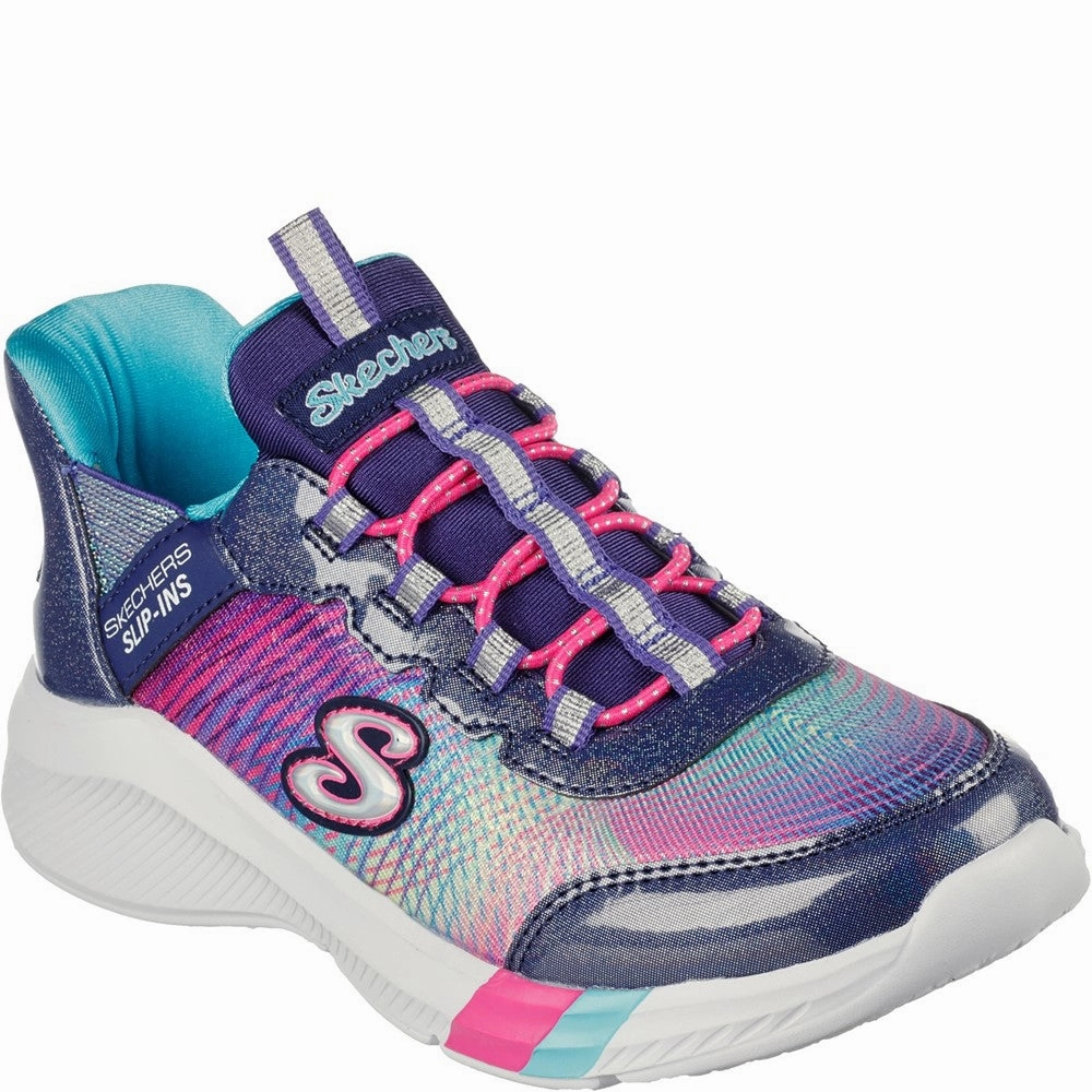 Skechers Slip-Ins: Dreamy Lites - Colorful Prism Shoe Kids Tennis Shoes,Toddler Athletic Shoes,Youth Casual Shoes