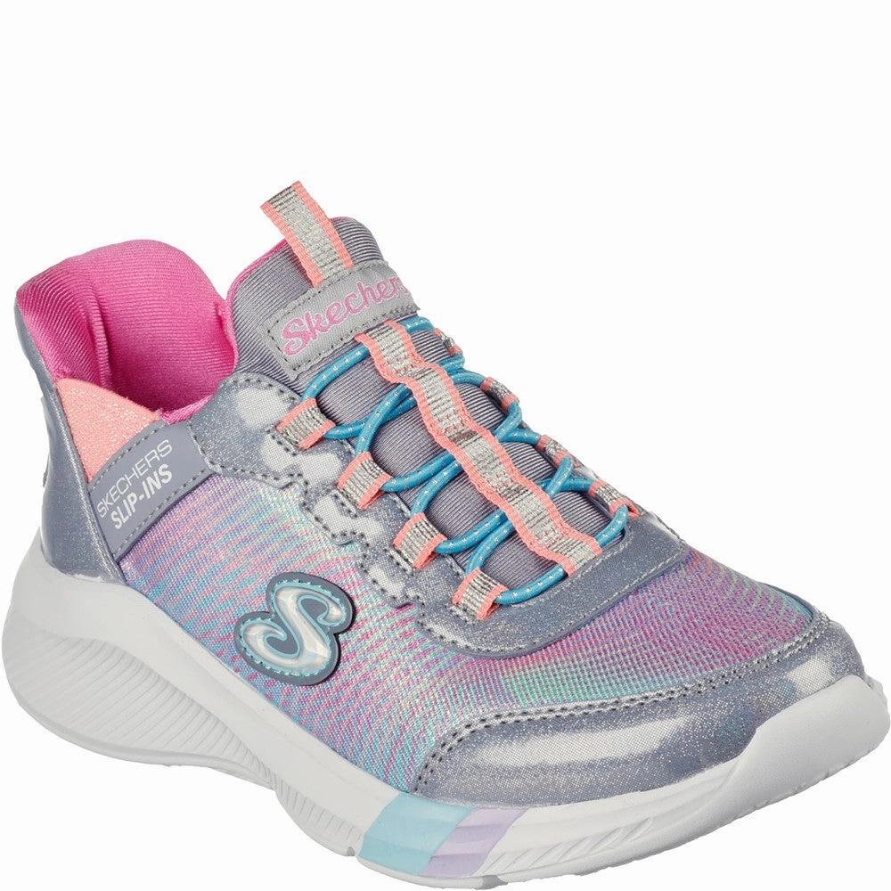 Skechers Slip-Ins: Dreamy Lites - Colorful Prism Shoe Kids Tennis Shoes,Toddler Athletic Shoes,Youth Casual Shoes