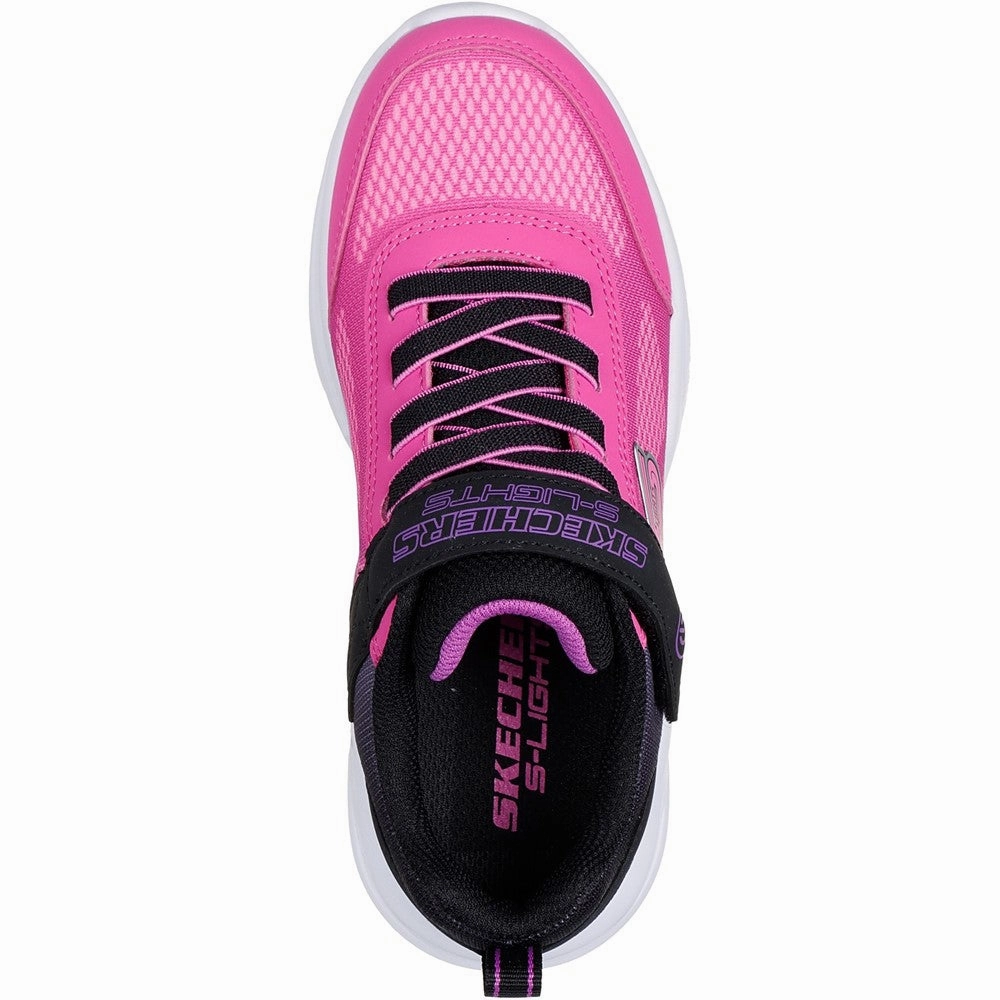 Skechers Sola Glow Ombre Deluxe Trainers Girls Sneakers Girls Running Shoes
