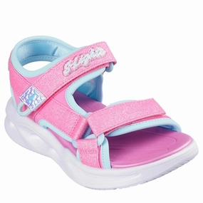 Skechers Sola Glow Sandal Kids Tennis Shoes,Toddler Athletic Shoes,Youth Casual Shoes