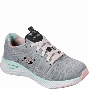 Skechers Solar Fuse Brisk Escape Lace Up Trainer Kids Tennis Shoes,Toddler Athletic Shoes,Youth Casual Shoes