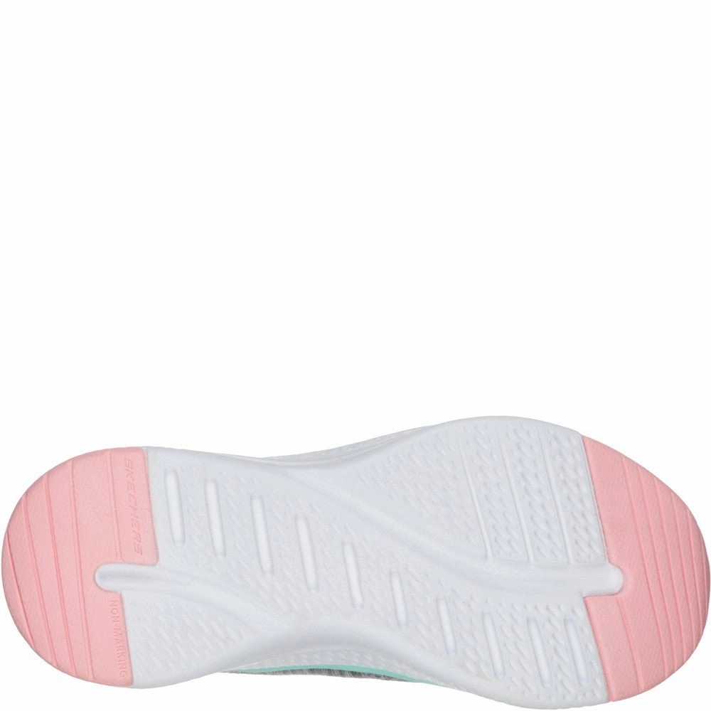 Skechers Solar Fuse Brisk Escape Lace Up Trainer Girls Sneakers Girls Running Shoes