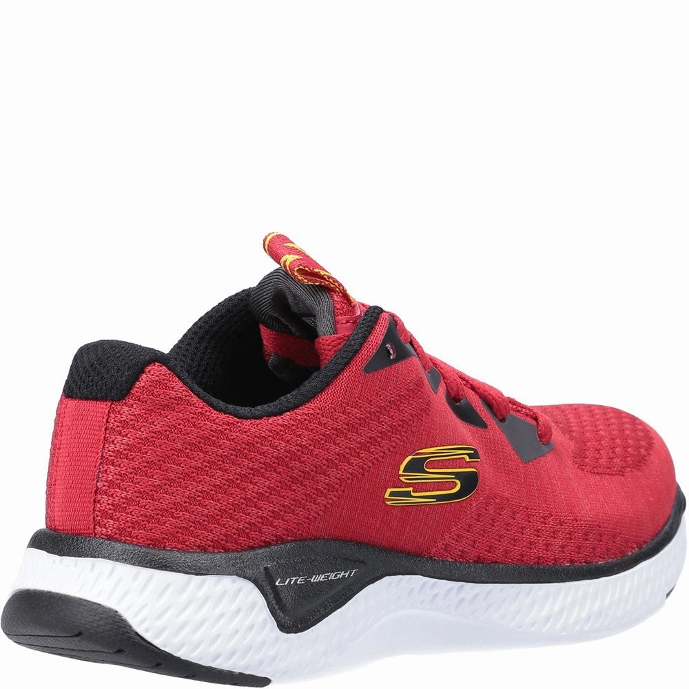 Skechers Solar Fuse Kryzik Lace Up Trainer Boys SneakersBoys Running Shoes