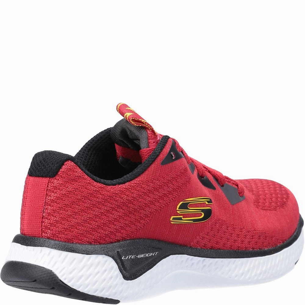 Skechers Solar Fuse Kryzik Lace Up Trainer Boys SneakersBoys Running Shoes