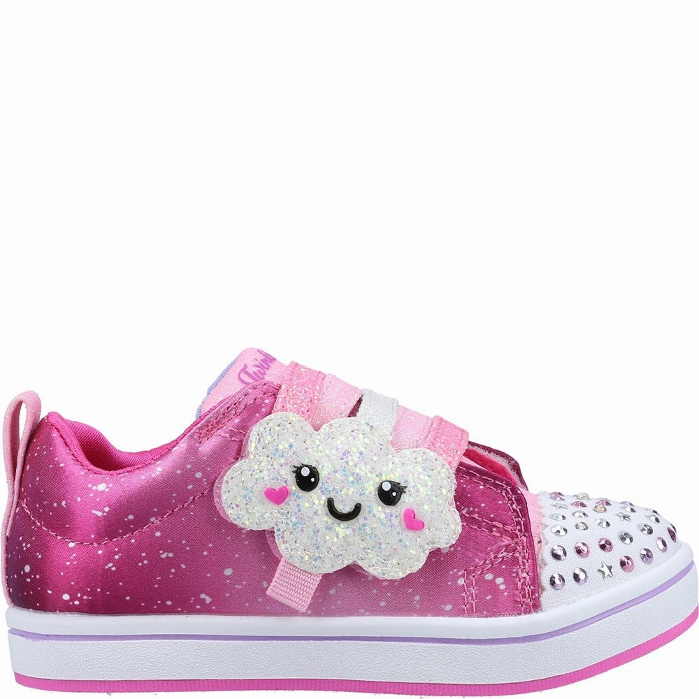 Skechers Sparkle Rayz Rainbow Smiles Shoe Girls Sneakers Girls Running Shoes