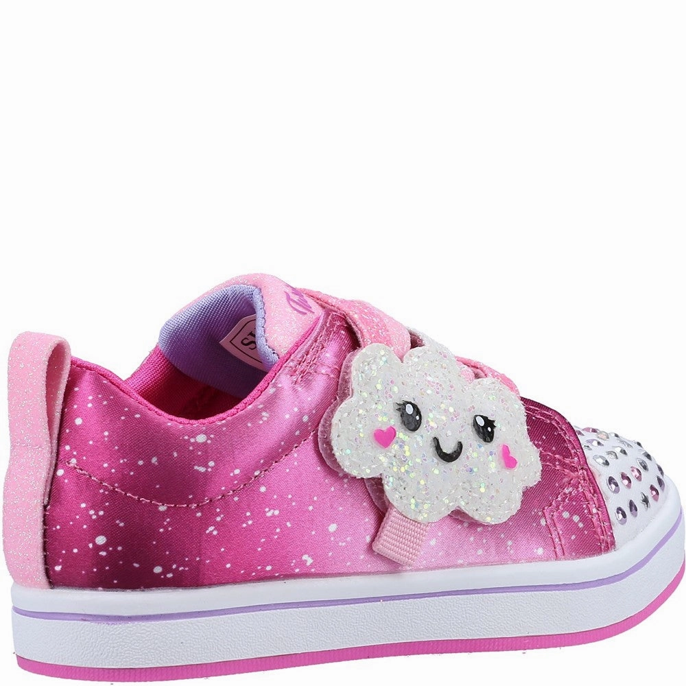Skechers Sparkle Rayz Rainbow Smiles Shoe Girls Sneakers Girls Running Shoes