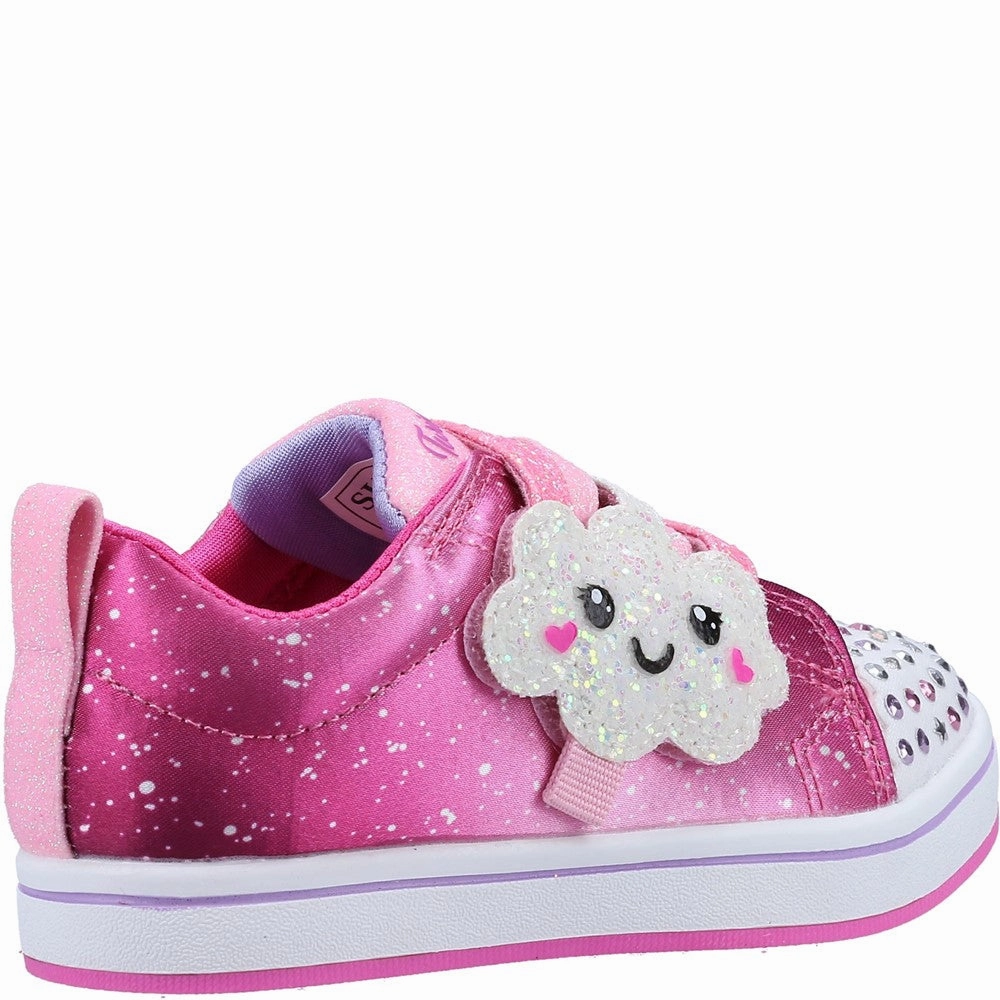 Skechers Sparkle Rayz Rainbow Smiles Shoe Girls Sneakers Girls Running Shoes