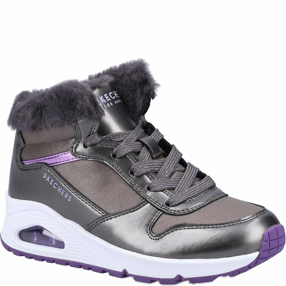 Skechers Street Uno Cozy On Air Boot Kids Tennis Shoes,Toddler Athletic Shoes,Youth Casual Shoes