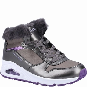 Skechers Street Uno Cozy On Air Boot Kids Tennis Shoes,Toddler Athletic Shoes,Youth Casual Shoes