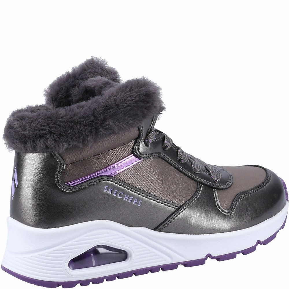 Skechers Street Uno Cozy On Air Boot Girls Sneakers Girls Running Shoes