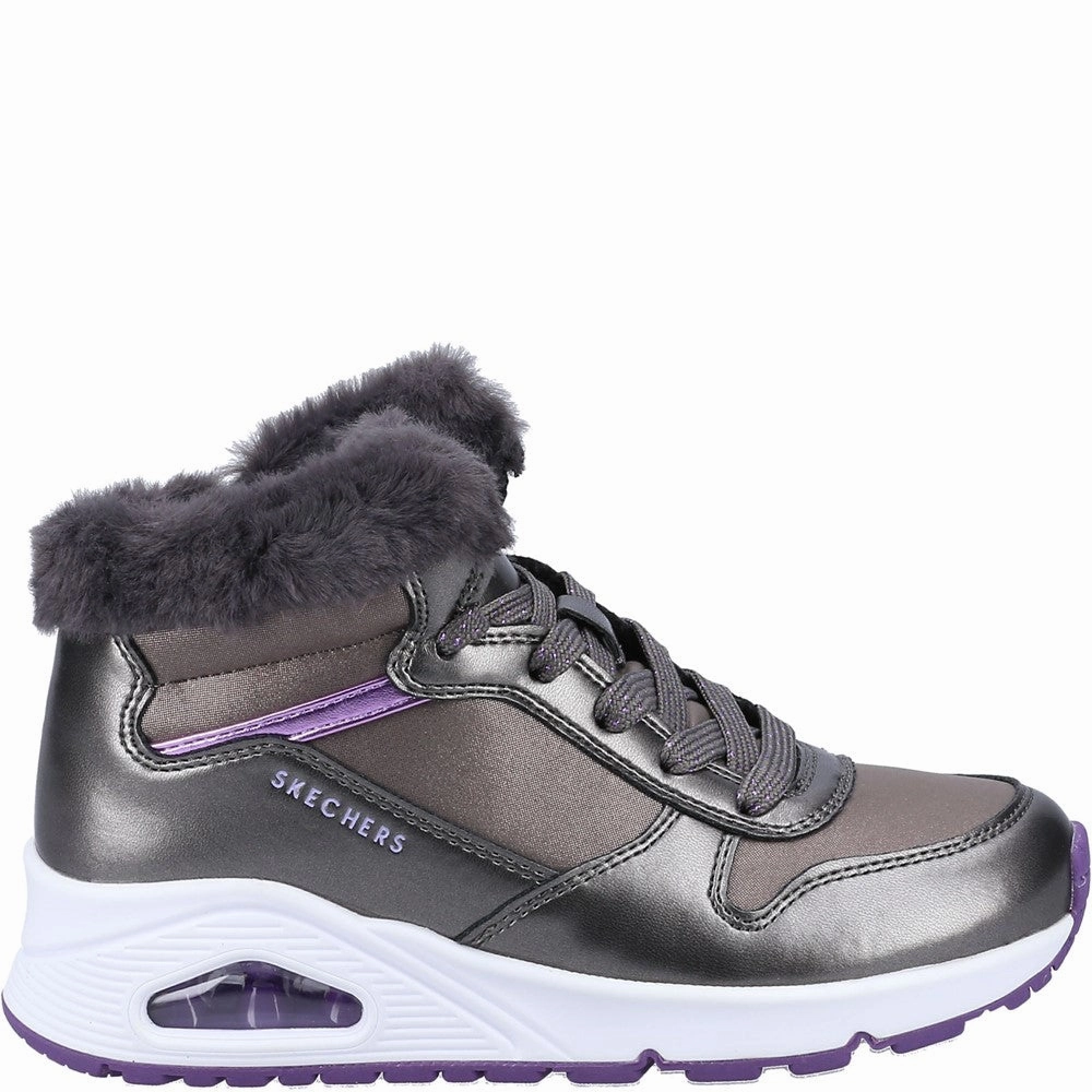Skechers Street Uno Cozy On Air Boot Girls Sneakers Girls Running Shoes