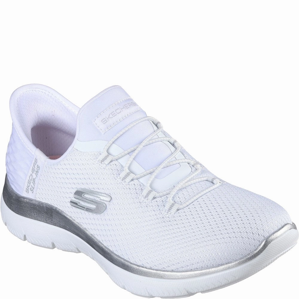 Skechers Summits - Diamond Dream Trainer Lightweight Running Shoes,Slip On Athletic Shoes,Breathable Workout Shoes