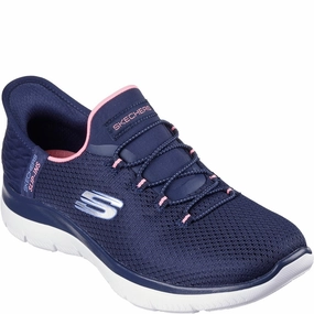 Skechers Summits Diamond Dream Trainer Lightweight Running Shoes,Slip On Athletic Shoes,Breathable Workout Shoes