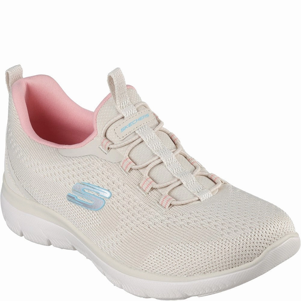 Skechers Summits New Nature Shoes Lightweight Running Shoes,Slip On Athletic Shoes,Breathable Workout Shoes