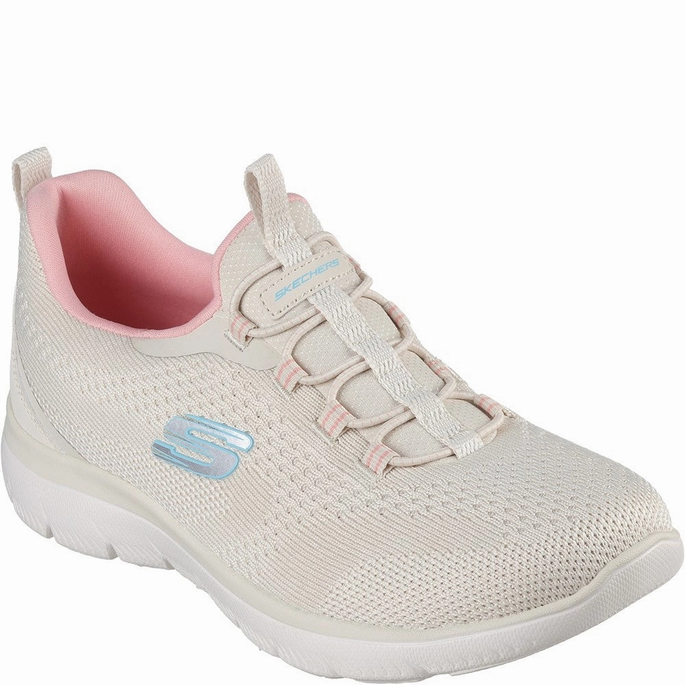Skechers Summits New Nature Shoes Lightweight Running Shoes,Slip On Athletic Shoes,Breathable Workout Shoes