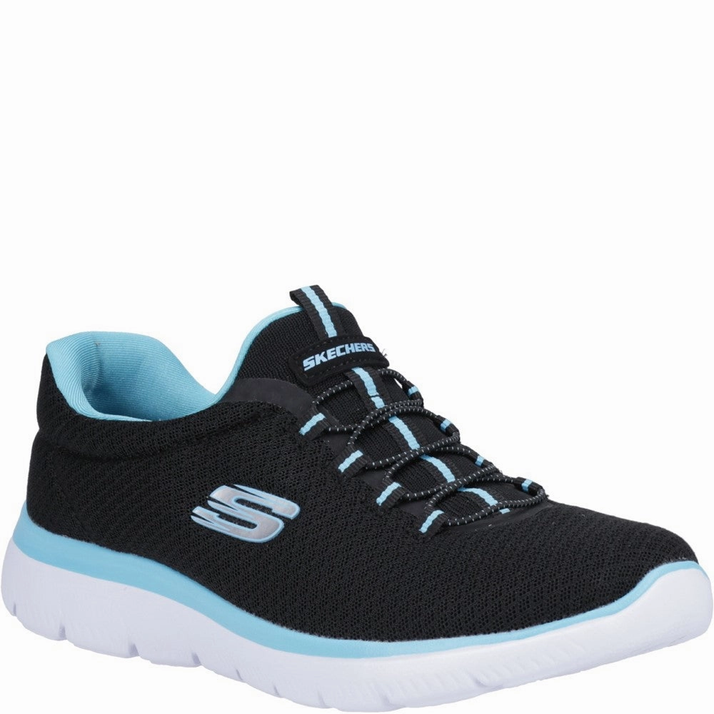 Skechers Summits Sports Lightweight Running Shoes,Slip On Athletic Shoes,Breathable Workout Shoes