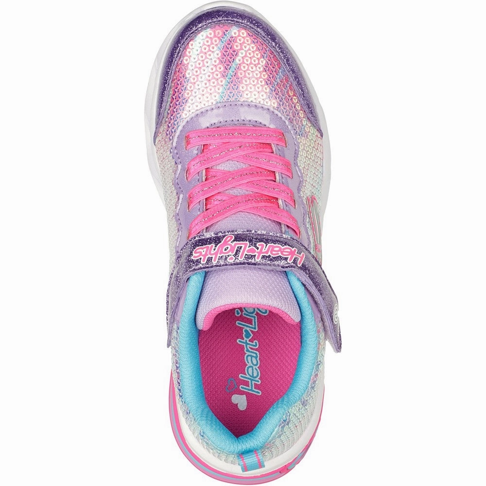 Skechers Sweetheart Lights Lets Shine Trainers Girls Sneakers Girls Running Shoes