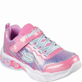 Skechers Sweetheart Lights Lets Shine Trainers Kids Tennis Shoes,Toddler Athletic Shoes,Youth Casual Shoes