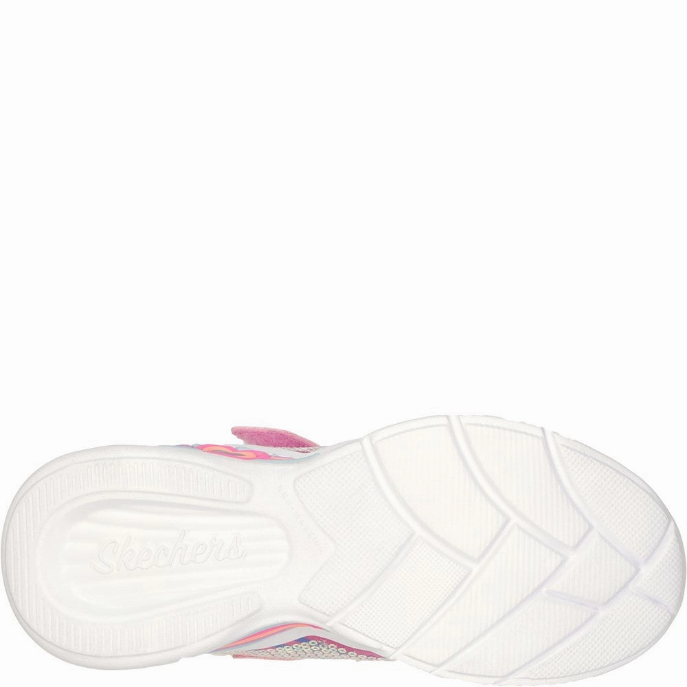 Skechers Sweetheart Lights Lets Shine Trainers Girls Sneakers Girls Running Shoes
