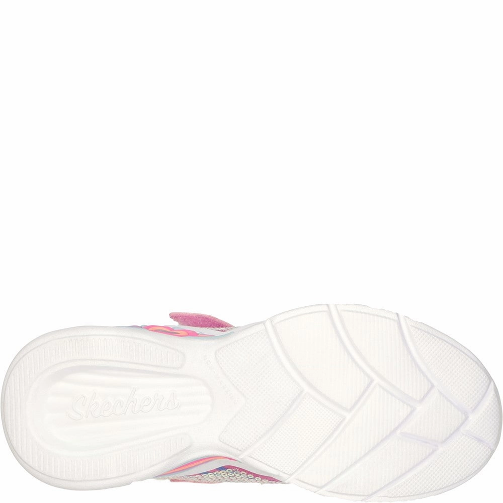 Skechers Sweetheart Lights Lets Shine Trainers Girls Sneakers Girls Running Shoes