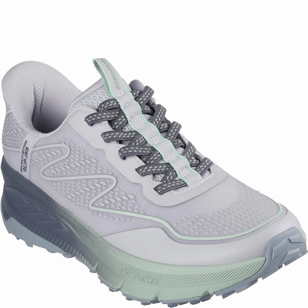 Skechers Switch Back Mist Hiking Shoes Lightweight Running Shoes,Slip On Athletic Shoes,Breathable Workout Shoes