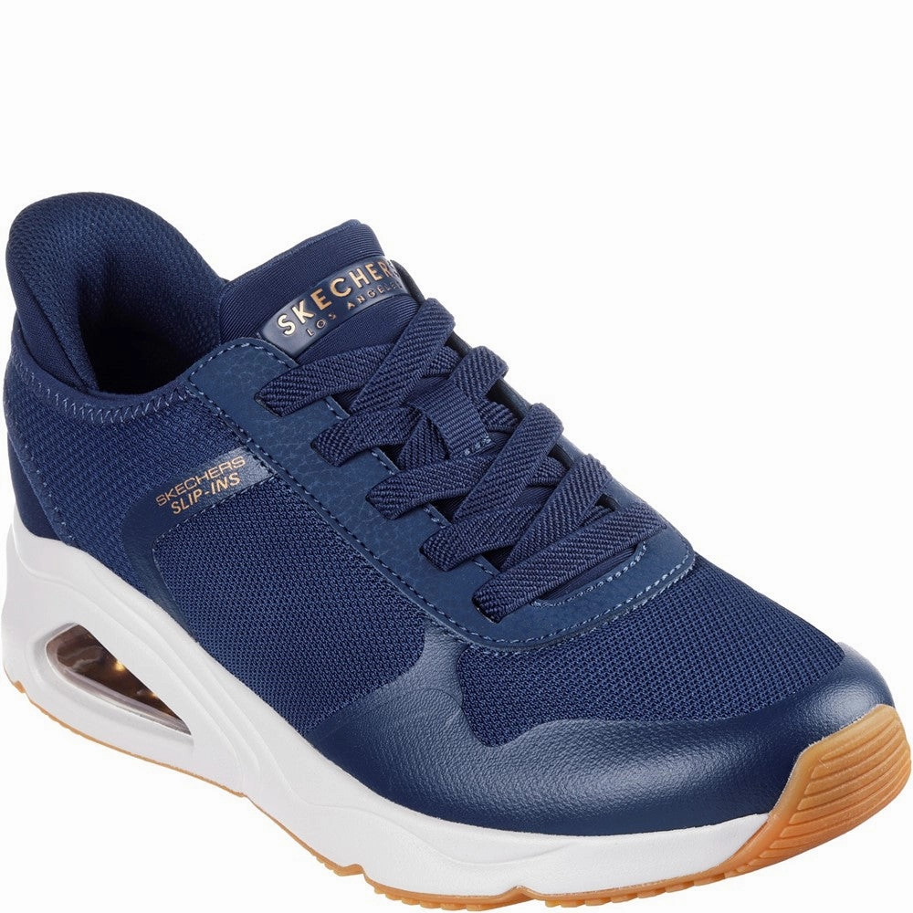 Skechers Tres-Air Uno Easy Steppers Trainers Lightweight Running Shoes,Slip On Athletic Shoes,Breathable Workout Shoes