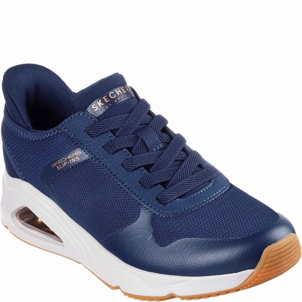 Skechers Tres-Air Uno Easy Steppers Trainers Lightweight Running Shoes,Slip On Athletic Shoes,Breathable Workout Shoes