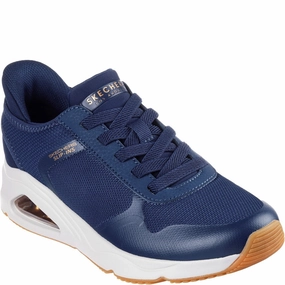 Skechers Tres-Air Uno Easy Steppers Trainers Lightweight Running Shoes,Slip On Athletic Shoes,Breathable Workout Shoes