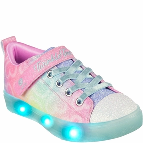 Skechers Twinkle Sparks Ice - Dreamsicle Shoe Kids Tennis Shoes,Toddler Athletic Shoes,Youth Casual Shoes
