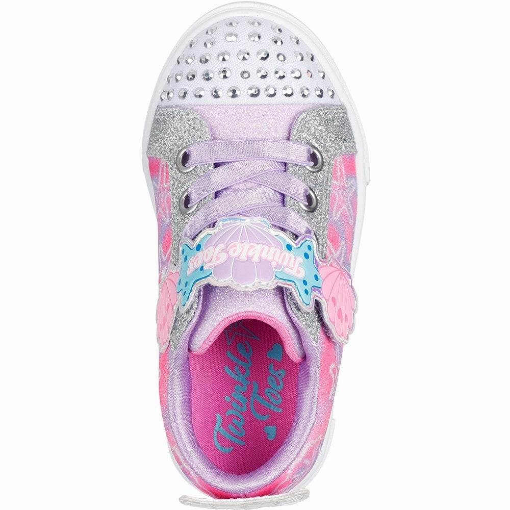 Skechers Twinkle Sparks Underwater Magic Trainer Girls Sneakers Girls Running Shoes