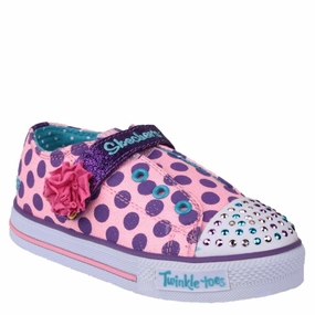 Skechers Twinkle Toes Shuffles Kids Tennis Shoes,Toddler Athletic Shoes,Youth Casual Shoes